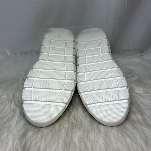 Free People Catch Me If You Can Crochet Mirror Platform Sneakers Sz 37/US 6.5-7 - Picture 7 of 7